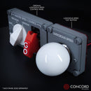 LUDICROUS SPEED "THE BALL" BUTTON PANEL by Concord Aerospace
