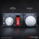 LUDICROUS SPEED "THE BALL" BUTTON PANEL by Concord Aerospace