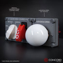 LUDICROUS SPEED "THE BALL" BUTTON PANEL by Concord Aerospace