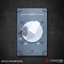 APOLLO ROTARY ON/OFF + DIMMER LIGHT CONTROL PANEL (120V US) by Concord Aerospace