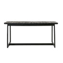 Cologne Modern Solid Wood Slat-Top Outdoor Dining Table