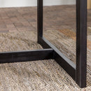 Cologne Modern Solid Wood Slat-Top Outdoor Dining Table