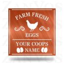 Farm Fresh Eggs Monogram