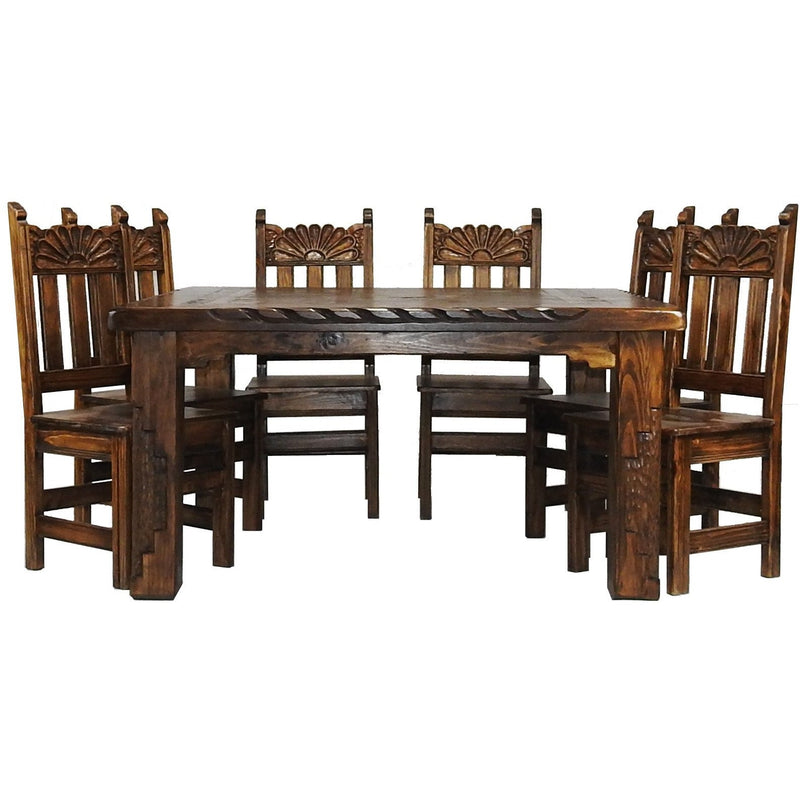 Southwest Square 5'x5'  Dining Table, photo 4 of 8