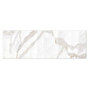 White Gray 16x48 Matte Ceramic Large Format Tile (3 pack, 15.5 sq ft/case)
