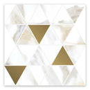 White Gold 10x11 Matte Triangle Porcelain Mosaic Tile (11 pack, 8.58 sq ft/case)