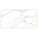 Bright White Gold 24x48 Polished Porcelain Large Format Tile (2 pack, 15.5 sq ft/case) - Sample