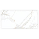 Bright White Gold 24x48 Polished Porcelain Large Format Tile (2 pack, 15.5 sq ft/case) - Sample
