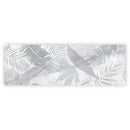 White Gray 16x48 3rd Fired Ceramic Large Format Tile (2 pack, 10.34 sq ft/case) - Sample