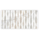 Cream beige Crisp White 24x48 Polished Porcelain Large Format Tile (1 pack, 7.75 sq ft/case)