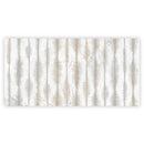Cream beige Crisp White 24x48 Polished Porcelain Large Format Tile (1 pack, 7.75 sq ft/case)