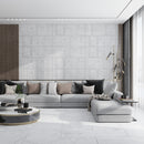 Soft Gray White 16x48 Matte Ceramic Large Format Tile (3 pack, 15.5 sq ft/case)