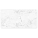 Bright White with Gray 24x48 Polished Porcelain Large Format Tile (2 pack, 15.5 sq ft/case)