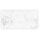 Bright White with Gray 24x48 Polished Porcelain Large Format Tile (2 pack, 15.5 sq ft/case)