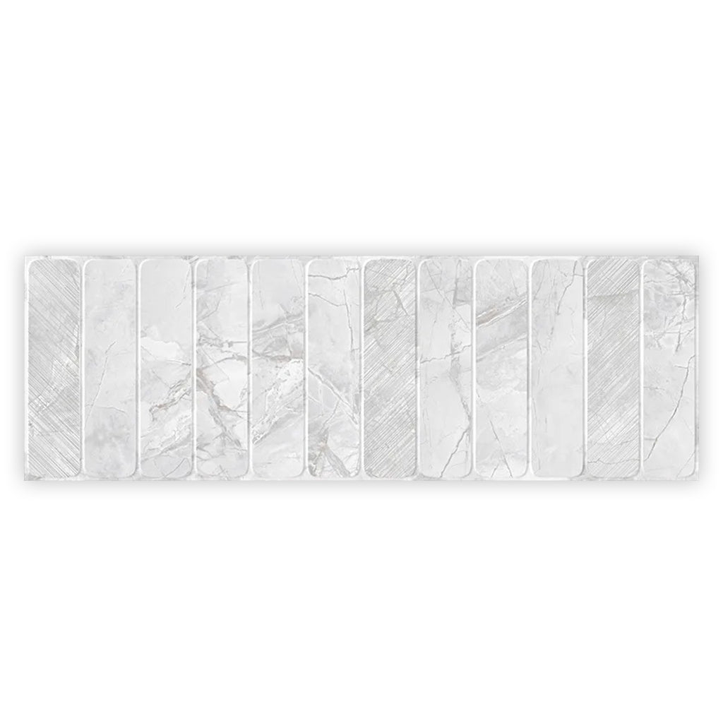 Soft Gray White 16x48 Matte Ceramic Large Format Tile (3 pack, 15.5 sq ft/case), photo 6 of 6