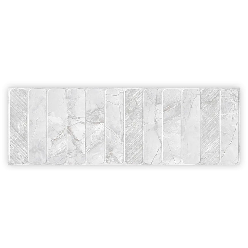 Soft Gray White 16x48 Matte Ceramic Large Format Tile (3 pack, 15.5 sq ft/case), photo 6 of 6