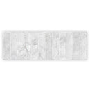 Soft Gray White 16x48 Matte Ceramic Large Format Tile (3 pack, 15.5 sq ft/case)