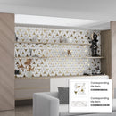 White Gray 16x48 Matte Ceramic Large Format Tile (3 pack, 15.5 sq ft/case)
