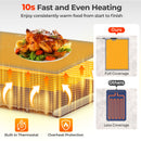 Food Warming Mat Rollable and Portable Electric Warming Tray with Fasting Heating by DirectDeals