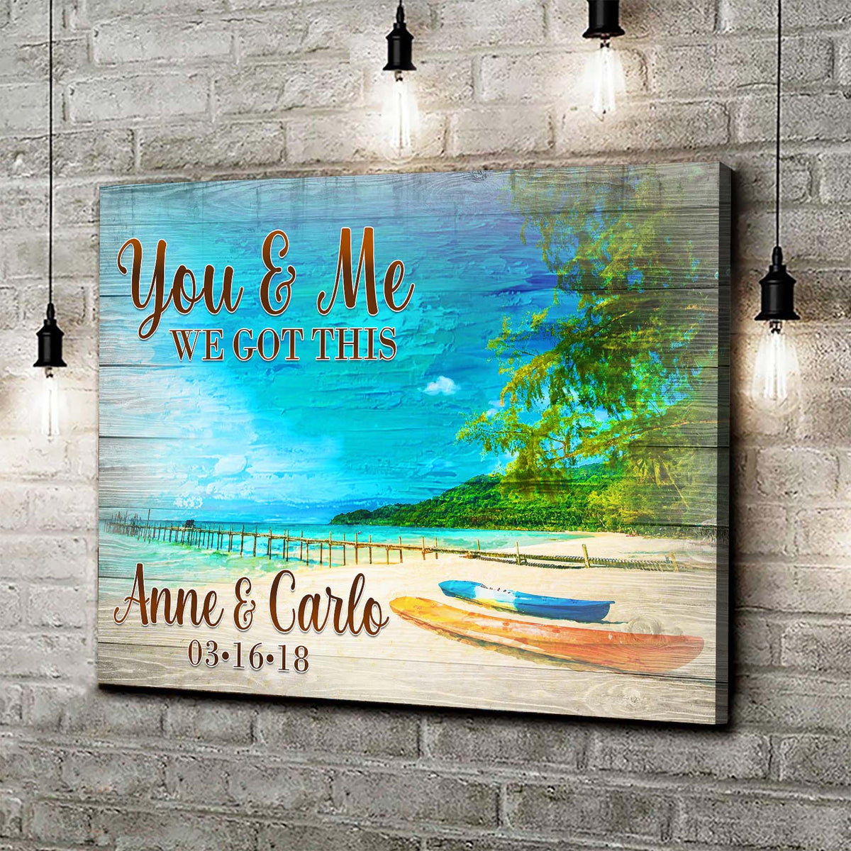 We Got This Couple Beach Sign, photo 4 of 5