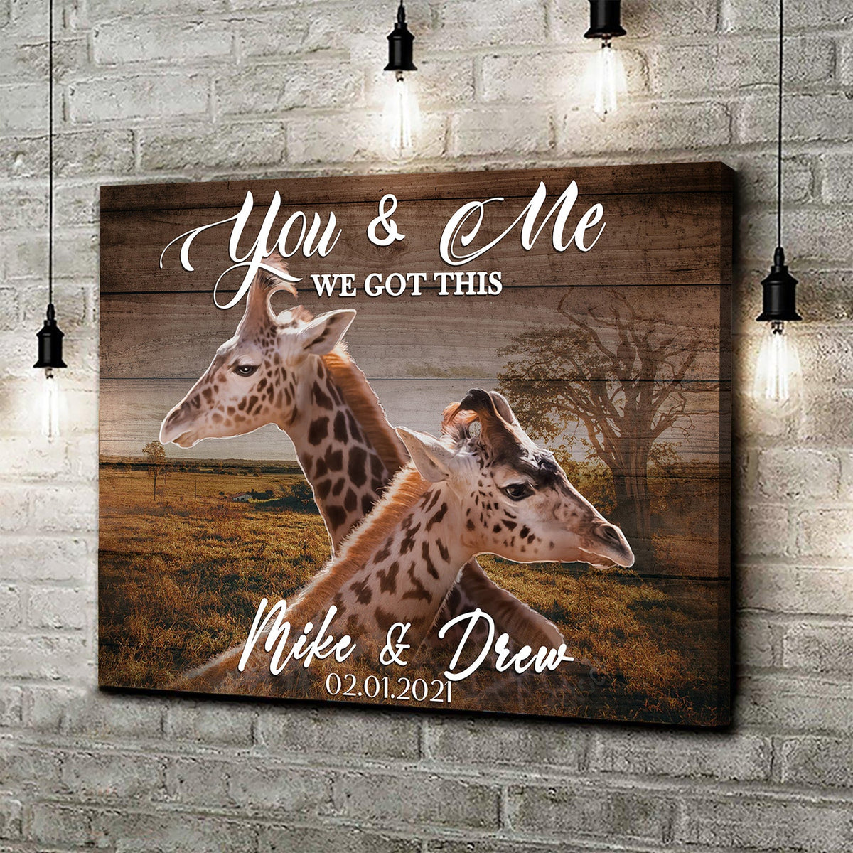 We Got This Couple Giraffe Sign, photo 6 of 7