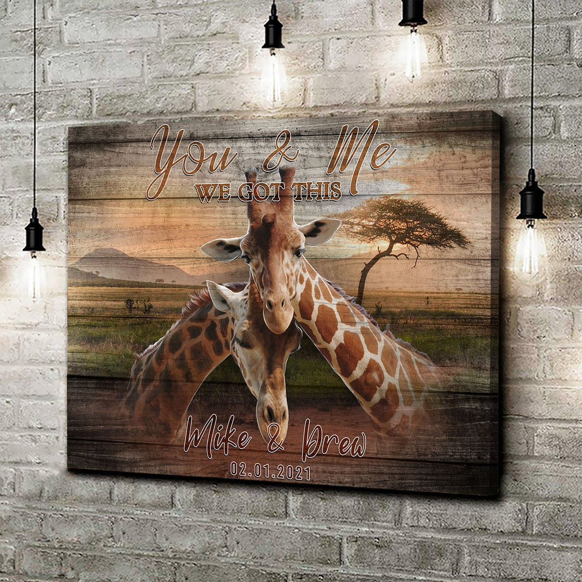 We Got This Couple Giraffe Sign, photo 7 of 7