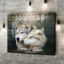 We Got This Couple Wolves Sign