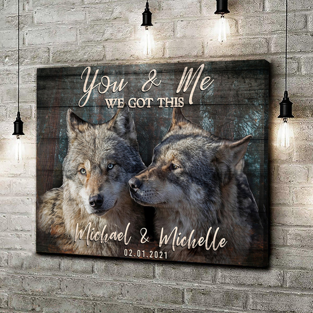 We Got This Couple Wolves Sign, photo 5 of 5