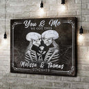 We Got This Skeleton Personalized Sign - Unique Anniversary Gift Idea by Tailored Canvases