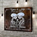 We Got This Skeleton Personalized Sign - Unique Anniversary Gift Idea by Tailored Canvases