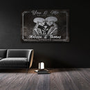 We Got This Skeleton Personalized Sign - Unique Anniversary Gift Idea by Tailored Canvases