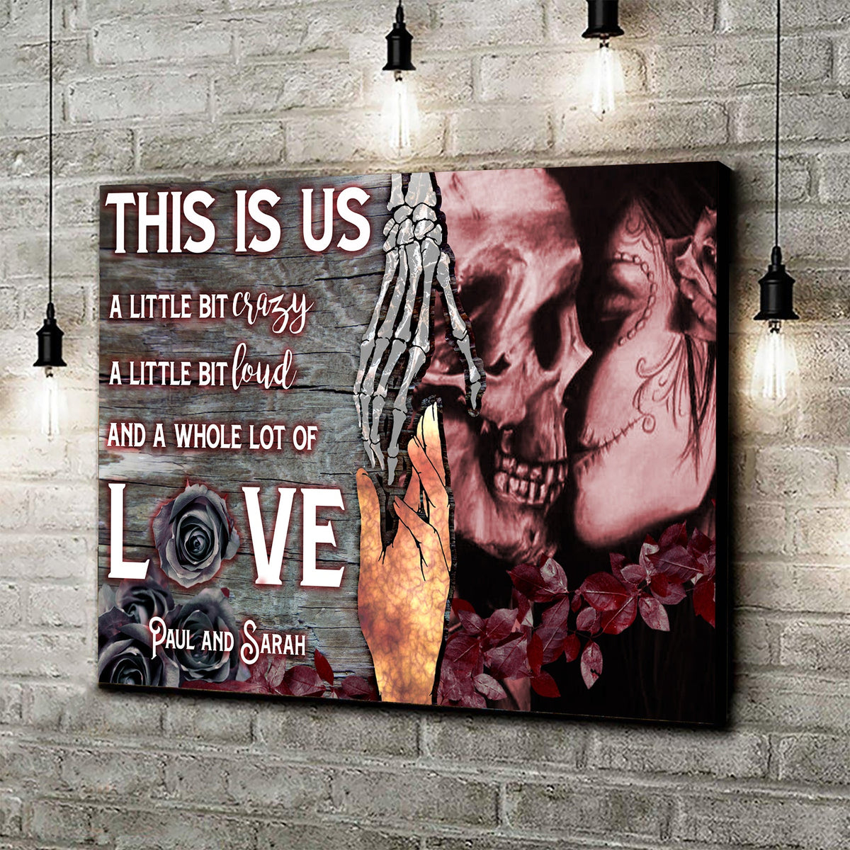 This Is Us Gothic Couple Sign, photo 5 of 6