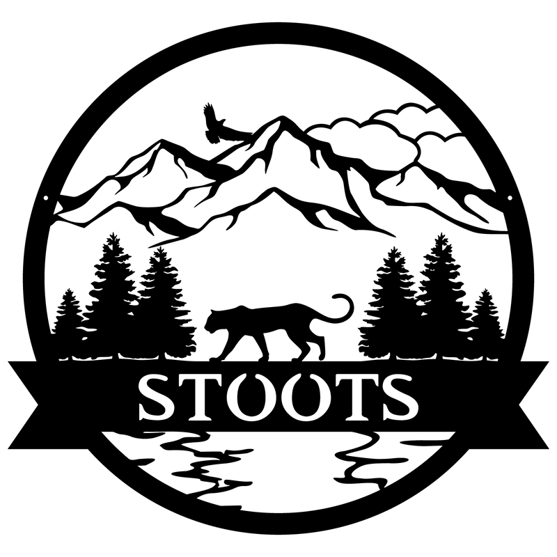 Cougar Outdoor Monogram