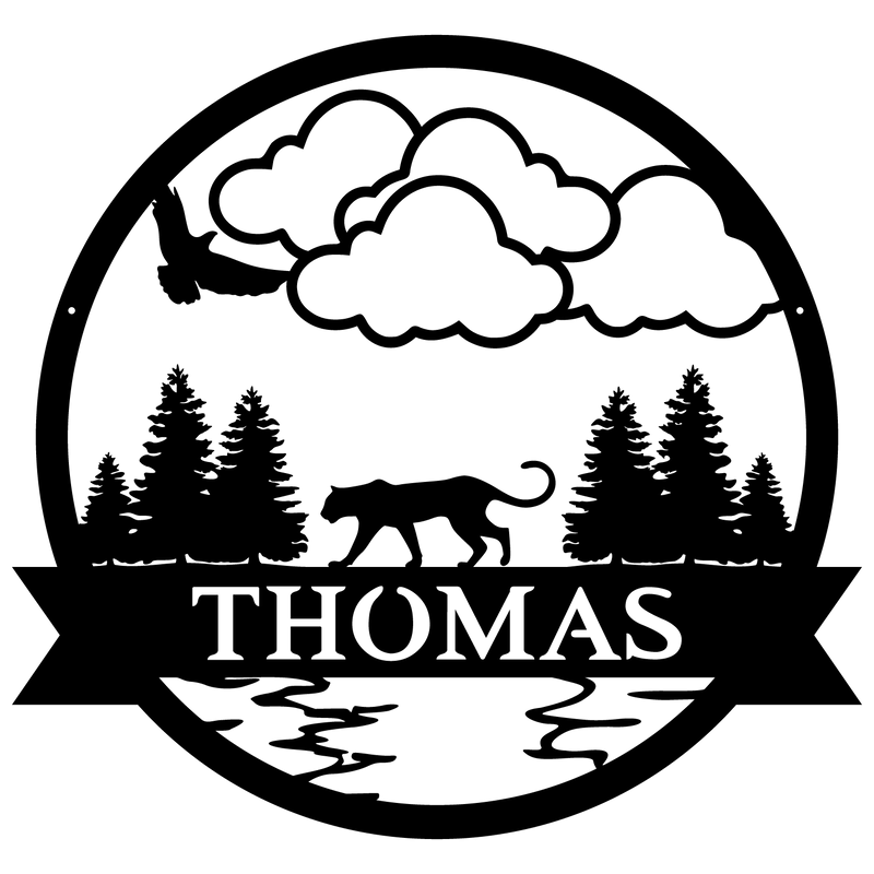 Cougar Outdoor Monogram