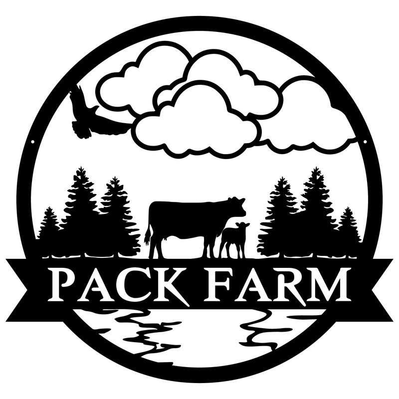 Cow Outdoor Monogram