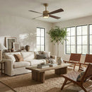 52 Inch Bucholz Industrial Dimmable RGB LED Ceiling Fan with Remote and APP Control