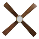 52 Inch Bucholz Industrial Dimmable RGB LED Ceiling Fan with Remote and APP Control