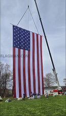 AerialVent™ Ventilated Polyester American Flag for Aerial Display | Made in USA