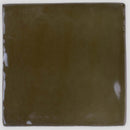 Olive Green 4x4 Glossy Square Ceramic Tile (60 pack, 6.46 sq ft/case)