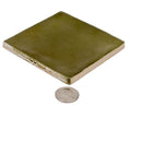 Olive Green 4x4 Glossy Square Ceramic Tile (60 pack, 6.46 sq ft/case)