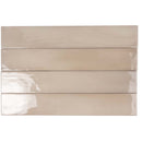 Beige 2.6x16 Glossy Ceramic Subway Tile (38 pack, 10.76 sq ft/case)