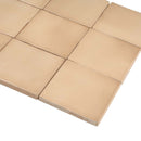 Beige 4x4 Glossy Square Ceramic Tile (60 pack, 6.48 sq ft/case)