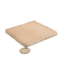Beige 4x4 Glossy Square Ceramic Tile (50 pack, 5.38 sq ft/case) - Sample
