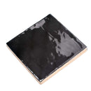Black 4x4 Glossy Square Ceramic Tile (50 pack, 5.38 sq ft/case) - Sample