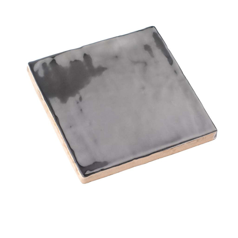 Black 4x4 Glossy Square Ceramic Tile (50 pack, 5.38 sq ft/case), photo 11 of 11