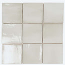 Silken 3.94 in. x 3.94 in. Glossy Tea Green Ceramic Square Tile (60 pack, 6.46 sq. ft./case)