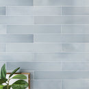 Benjamin Moore Smoke 2.6x16 Glossy Ceramic Subway Tile (38 pack, 10.76 sq ft/case)