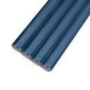Navy Blue 0.5x8 Glossy Ceramic Pencil Tile Trim (10 pack, 0.3 sq ft/case)