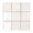 Ivory White 4x4 Glossy Square Ceramic Tile (60 pack, 6.46 sq ft/case)