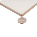 Ivory White 4x4 Glossy Square Ceramic Tile (60 pack, 6.46 sq ft/case)
